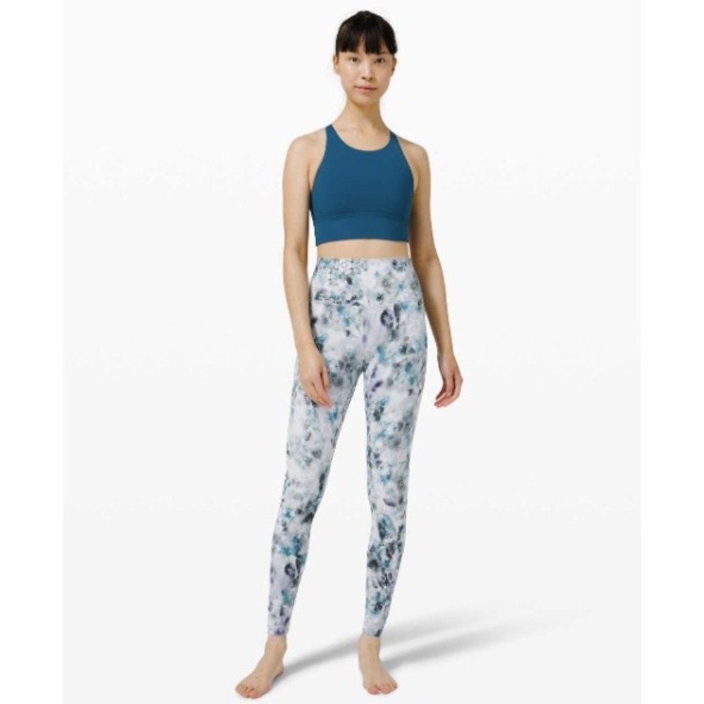 Lululemon Align High-Rise Pant 28 Kaleidofloral Multi Blue Purple LW5DM9S SZ 4